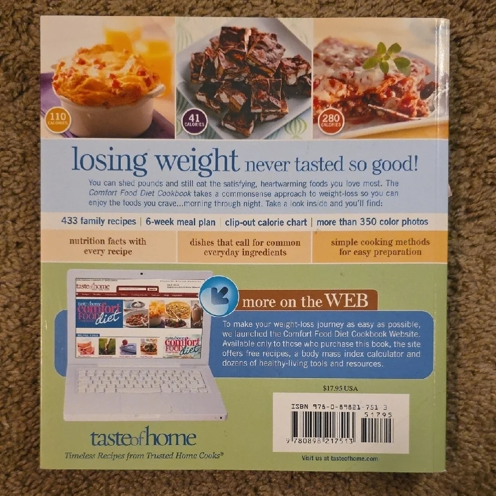 Taste of Home Comfort Food Diet Cookbook